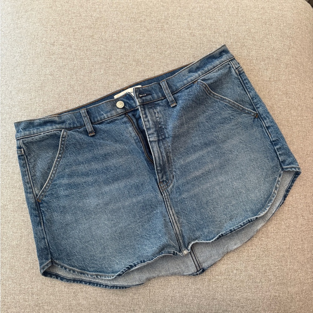 Abercrombie & Fitch Blue Denim Skirt